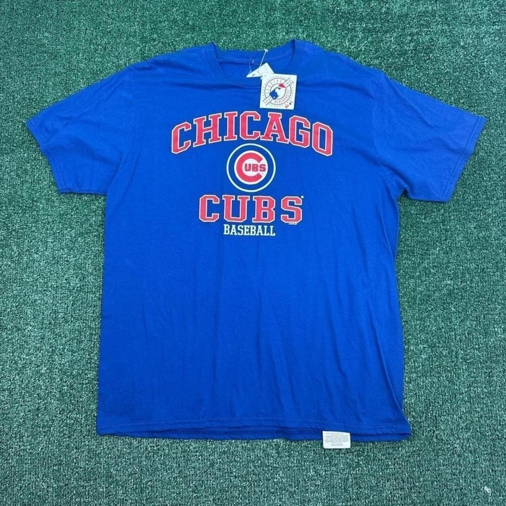 Brand New Blue Chicago Cubs MLB baseball tee